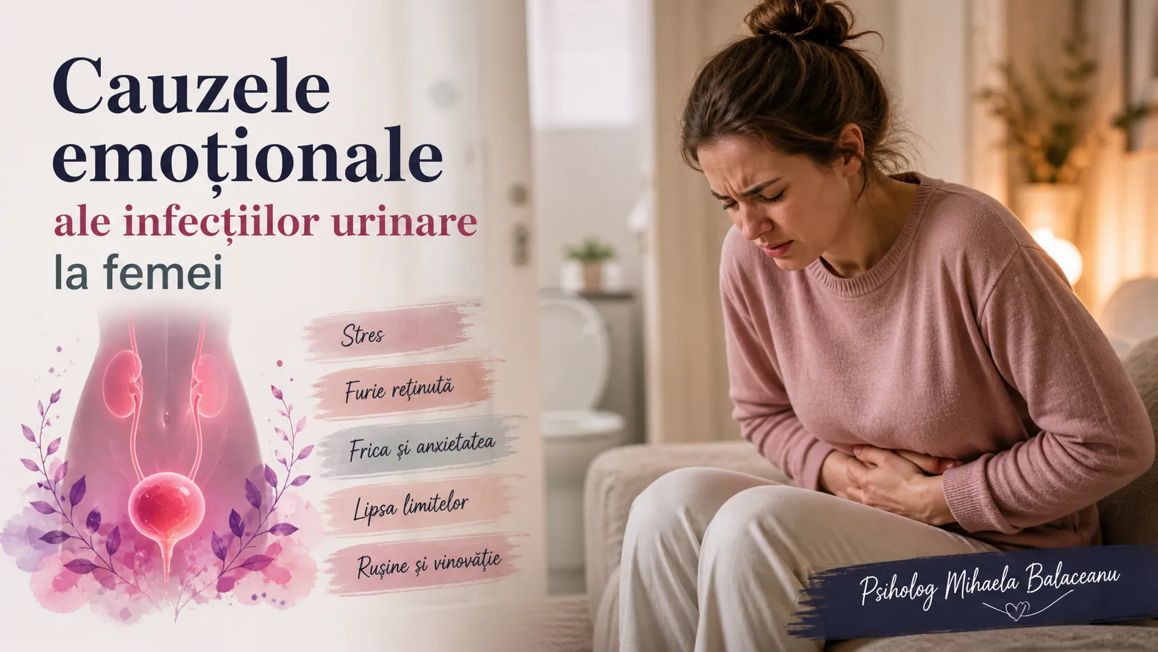 Cauzele emotionale ale Infectiilor Urinare la femei